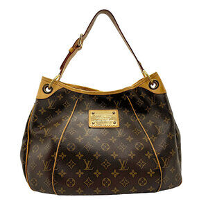Louis Vuitton Galliera Monogram Canvas Shoulder Bag Brown